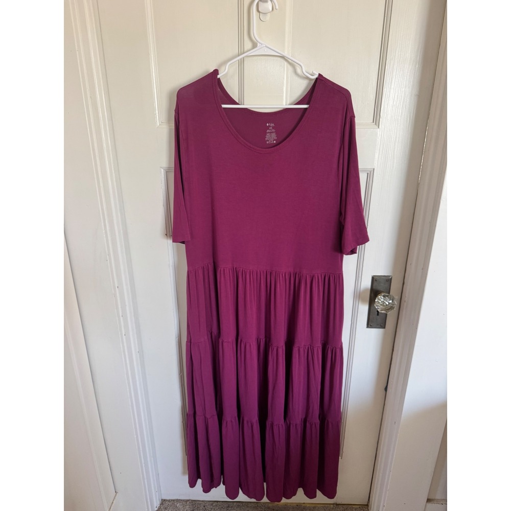 Kyte Living fuchsia bamboo maxi dress size xxl